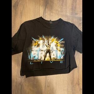 Womens cropped t-shirt small luke Bryan live concert tour merch